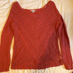 Burnt Orange Cashmere Sweater